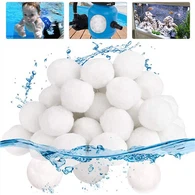 Fiberkulefiltermateriale for svømmebasseng