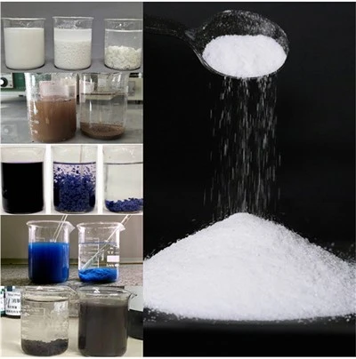 Kjemisk 9003-05-8 anion kationisk polyakrylamid flokkuleringsmiddel