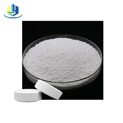 Fabrikkforsyning SDIC CAS 2893-78-9 56% 60% Sodium Dichloroisocyanurate Svømmebassengdesinfeksjonsmiddeltabletter