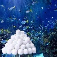 Pool Filter Balls Akvarium Grime Rengjøring Scum Fiber Filter Media